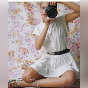 NWT Zara Jewel Button Mini Dress (M)